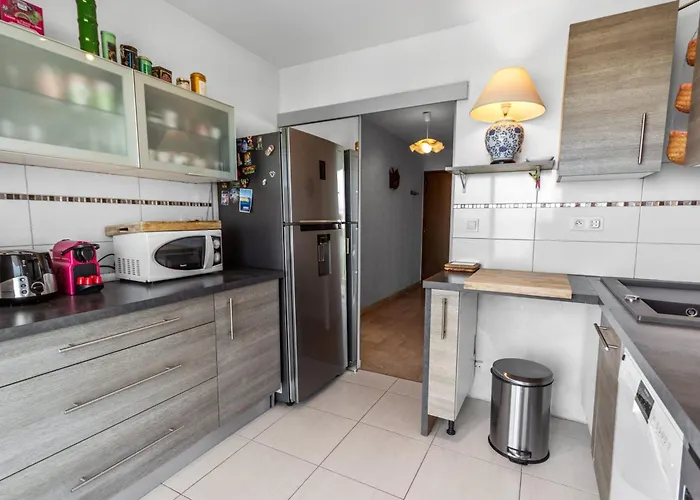 Le Thalassa - Spacious - Sea View - Ac - Parking - Pool 公寓 昂蒂布