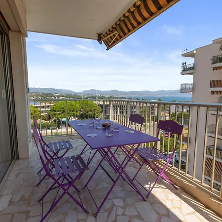 Le Thalassa - Spacious - Sea View - Ac - Parking - Pool 아파트 앙티브